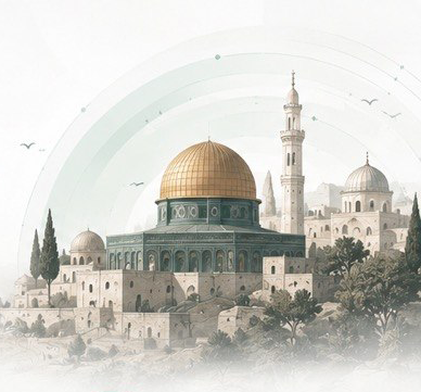 The Dome of the Rock and the Old City of Jerusalem